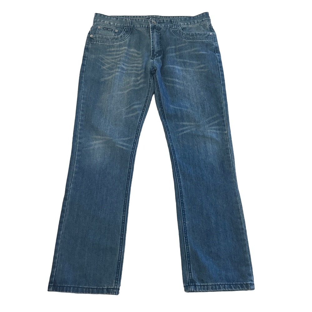 VINTAGE EMPORIO ARMANI 90s Denim Designer Jeans Made In Italy Size 36 38x32